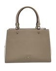 Kate Spade Light Sand Pebbled Leather Leila Convertible Satchel
