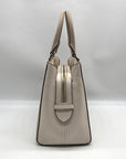 Kate Spade Light Sand Pebbled Leather Leila Convertible Satchel