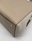 Kate Spade Light Sand Pebbled Leather Leila Convertible Satchel