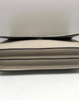 Michael Kors Gray Saffiano Leather Daniela Large Crossbody