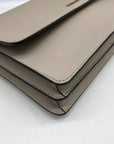 Michael Kors Gray Saffiano Leather Daniela Large Crossbody