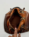 Steve Madden Brown Leather Shoulder Bag