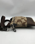 Coach Brown Monogram Canvas Crossbody Bag
