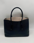 Kate Spade Black Pebbled Leather Margaux Satchel Bag