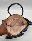 Kate Spade Black Pebbled Leather Margaux Satchel Bag