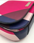 Kate Spade Pink Multi Leather Laurel Way Ego Spotlight Crossbody Bag