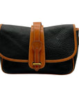 Dooney And Bourke Black Pebbled Leather Crossbody