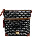 Dooney & Bourke Black And White Miami Dolphins Crossbody Set