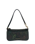 Dooney & Bourke Black Coated Canvas Disney Chef Mickey Cuisine Wristlet