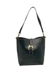 Dooney & Bourke Black Leather Shopper Tote Bag