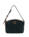 Dooney & Bourke Black Pebbled Leather Crossbody Bag