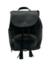 Dooney & Bourke Black Pebbled Leather Murphy Backpack