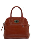 Dooney & Bourke Brown Leather Florentine Domed Satchel Bag