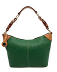 Dooney & Bourke Emerald Green Pebble Leather Shoulder Bag