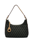 Dooney & Bourke Grey Signature Canvas Hobo Shoulder Bag