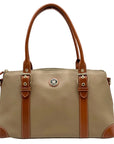 Dooney & Bourke Light Olive Green Pebbled Leather Vintage Convertible Satchel Bag