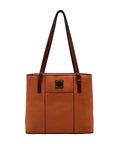 Dooney & Bourke Pale Orange Pebbled Leather Tote Bag