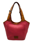 Dooney & Bourke Pink Pebbled Grain Leather Patterson Penelope Shoulder Bag