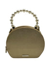 Draper James Gold Round Crossbody Bag
