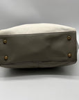 Vince Camuto Julia Cream & Grey Satchel Bag