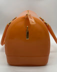 Furla PVC Bright Orange Candy Bag