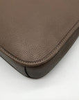 Coach Dark Stone Pebbled Leather Chaise Crossbody