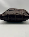 Brown Leather Hobo Shoulder Bag