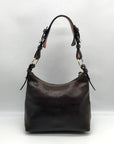 Dooney & Bourke Dark Brown Vachetta Leather Lucy Florentine Satchel Bag