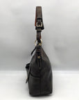 Dooney & Bourke Dark Brown Vachetta Leather Lucy Florentine Satchel Bag