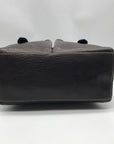 Dooney & Bourke Dark Brown Vachetta Leather Lucy Florentine Satchel Bag