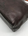 Dooney & Bourke Dark Brown Vachetta Leather Lucy Florentine Satchel Bag