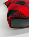 Talbots Plaid Fabric Buffalo Tote