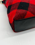 Talbots Plaid Fabric Buffalo Tote