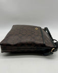 Coach Brown Signature Canvas File Crossbody Bag F58267