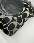 Coach Black Signature Canvas Tote Bag F18335