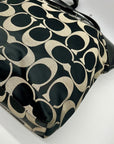Coach Black Signature Canvas Tote Bag F18335