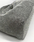 I.N.C. International Concepts Silver Mesh Crystal Hobo Bag
