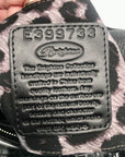 Brighton Black Croc Embossed Shoulder Bag
