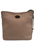 Michael Kors Pale Pink Pebbled Leather Crossbody Bag