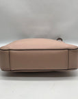Michael Kors Pale Pink Pebbled Leather Crossbody Bag