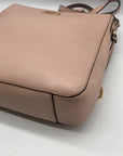 Michael Kors Pale Pink Pebbled Leather Crossbody Bag