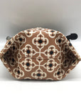 Brighton Tan Coated Canvas Pattern Crossbody