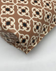 Brighton Tan Coated Canvas Pattern Crossbody