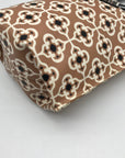 Brighton Tan Coated Canvas Pattern Crossbody