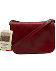 Moscardini Firenze Red Vera Pelle Crossbody
