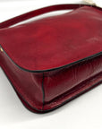 Moscardini Firenze Red Vera Pelle Crossbody
