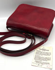 Moscardini Firenze Red Vera Pelle Crossbody