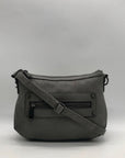 Jessica Simpson Grey Faux Leather Crossbody Bag