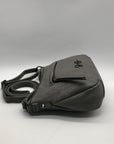 Jessica Simpson Grey Faux Leather Crossbody Bag