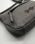 Jessica Simpson Grey Faux Leather Crossbody Bag
